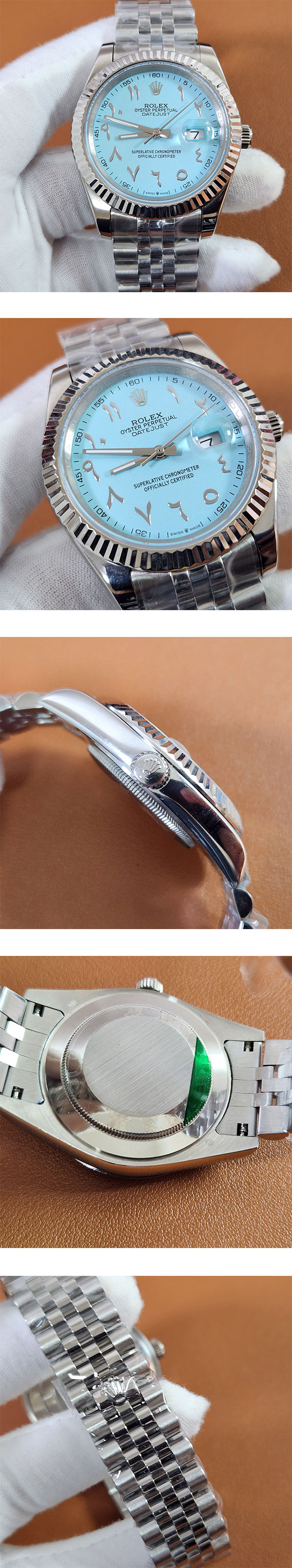 優等商品  デイトジャストコピー126334 ライトブルー 41mm 中東